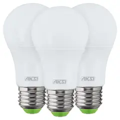 Aksi - Foco Led 3Pack 5W Eco Luz Blanca, Caja Color