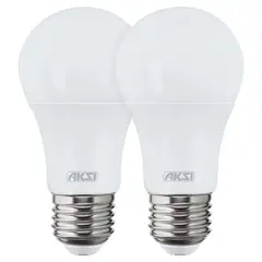 Aksi - Foco Led 2Pack-12W Luz Blanca, Caja Color