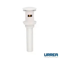 Urrea - Contra Push Sistema Click con Rebosadero, Blanco