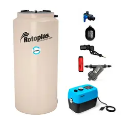 Rotoplas - Tinaco Vertical con Bomba Inteligente 1/4 HP 500L
