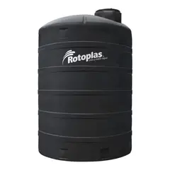 Rotoplas - Tanque Vertical Estándar 10,000L, Negro