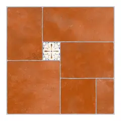 Artemis - Piso Cerámico para exterior tipo piedra Morton Gris 45x45 cm Mate 1.62 m2 No Rectificado