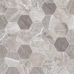 Porcelanite - Piso Cerámico tipo marmol para exterior o baño Nival Beige 20x20 cm Mate 1.54 m2 No Rectificado