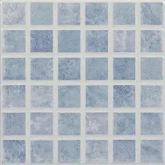 Porcelanite - Piso Cerámico tipo marmol para exterior o baño Venecia Cobalto 20x20 cm Mate 1.54 m2 No Rectificado