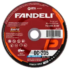 Fandeli - Disco de Corte Estándar Dúo Power 7" DC-205