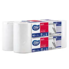 Elite Professional - Toalla En Rollo Plus 180 M 6 Piezas