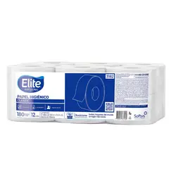 Elite Professional - Papel Higiénico Classic 12 Rollos / 180M