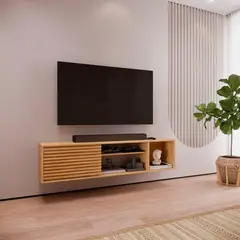 Maderkit - Mueble de Tv Flotan Nori Panela