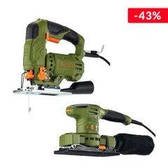 undefined - Combo Lijadora orbital 1/3 200 w + Sierra Caladora 600W