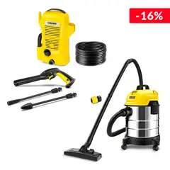undefined - Combo Hidrolavadora K2 Universal + Aspiradora Multiusos Metalica